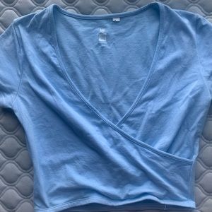 Me to We cropped crossover top